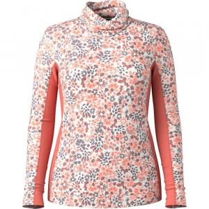 Классический термотоп из мериносовой шерсти с воротником-стойкой - женский Smartwool, Coral Reef Floral