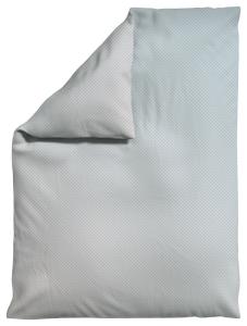 Пододеяльник из тканого атласа с эффектом градиента Mako Satin 155/220 см Schlafgut, розовый/светло-голубой