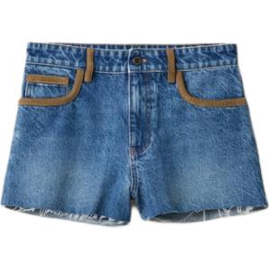 MIU MIU Женские шорты деним Diamond Blue