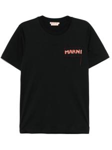 Marni футболка из джерси, черный