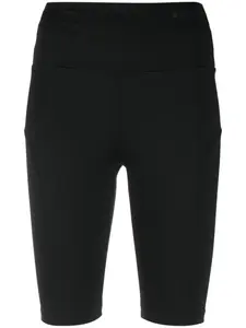 Шорты с завышенной талией MSGM, черный