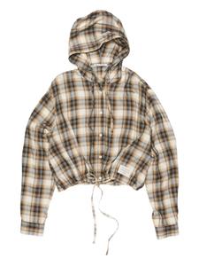 Клетчатая рубашка Acne Studios, нейтральный