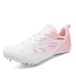 Topland Низкие беговые кроссовки унисекс бело-розовые 5755, цвет White Pink 5755