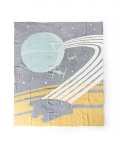 Плед из вязаного полотна с изображением боевой Звезды Смерти из Звездных войн, 50 x 60 дюймов Saturday Park, Multi