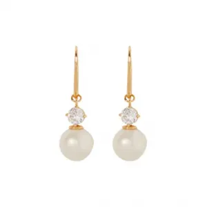 Kate Spade Медные циркониевые серьги пластиковые женские gold