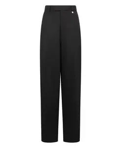 Шерстяные брюки с карманами и эластаном Giuseppe Di Morabito, черный