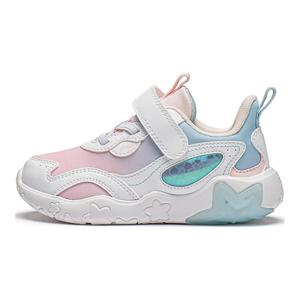 Кроссовки LINING YOUNG Kids Lifestyle Shoes Kids Low-top Standard White/weak Pink/light Navel Blue, розовый