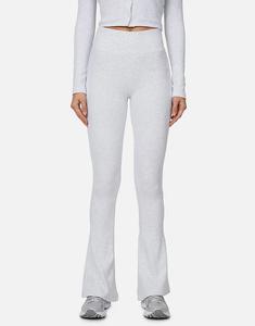 Леггинсы Good For Nothing расклешенные в рубчик коричневого цвета