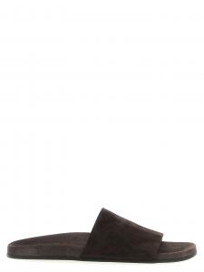 Шлепанцы 'Hugh' THE ROW, коричневый