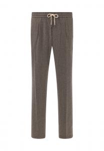 Узкие брюки-чинос Boggi Milano B Sustainable, серо-коричневый
