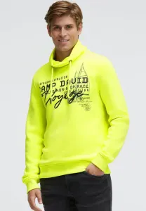 Толстовка с рисунком mit kragen und art Camp David, Neon Lime