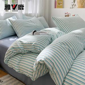 Yalu Пододеяльник 150х200 см из хлопка, цвета Mola Green + Haisui, мягкий и гипоаллергенный