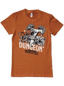 Dungeons And Dragons Футболка "D&D Dungeon Monsters T-Shirt" оранжевого цвета