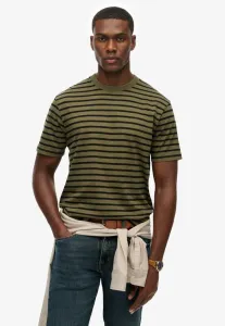 Футболка с полосатым принтом от магазина the merchant store Superdry & Co, Olive Stripe
