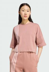 Футболка Adidas Originals OFF PLACED STRIPES, Warm Clay/Light Pink