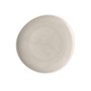 Junto Soft Shell - фарфоровая тарелка плоская 22 см Rosenthal, серый