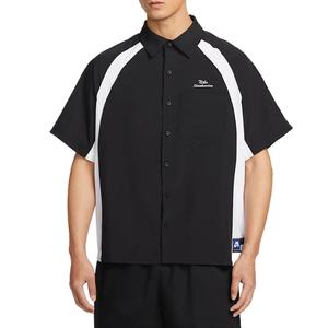 Nike Мужская рубашка Dri Fit SB черная белая