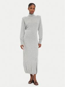 Вязаное платье regular fit 3M0175 Kontatto, серый