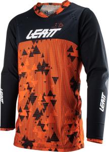 Цифровая мотокроссовая майка Leatt 4.5 enduro, Black/Orange