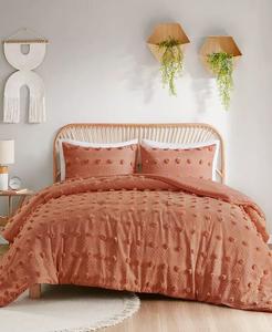 Комплект жаккардовых одеял Lucy Clip из 3 предметов, полный размер/размер размера «queen-size» Intelligent Design, синий