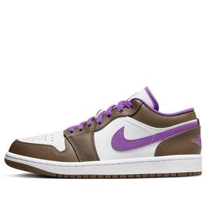 Кроссовки 1 low 'purple mocha' Air Jordan, зеленый