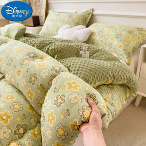 Disney Одеяло зимнее двойное 200х230 см, вес 3,9 кг, велюр, хлопок, утепленное