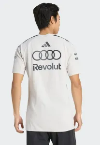 Футболка с коротким рукавом с принтом audi revolut f1 team engineers marketing Adidas Performance, Chalk Pearl Iron Metallic