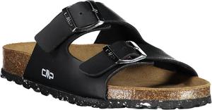 Женские устойчивые сандалии CMP ECO THALITA - легкие, с регулируемыми двойными пряжками и амортизирующей подошвой - повседневная обувь для путешествий и отдыха на природе - Сделано в Европе, черный