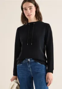 Футболка с длинными рукавами mit stickerei Cecil, Schwarz