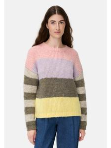 Camel Active Мягкий пуловер свободного кроя ягодного цвета