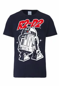Футболка Logoshirt "R2-D2", с классным мотивом спереди, синий