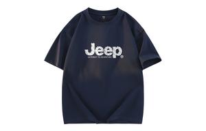 Футболка Unisex Crew Neck Moderate Heavyweight Jeep, темно-синий