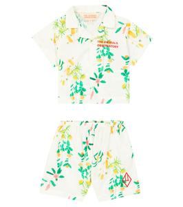 Комплект из рубашки и шорт Baby Magpie The Animals Observatory, белый