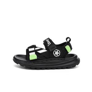 Сандалии детские, износостойкие, дышащие, низкие Jeep, розовый/фиолетовый