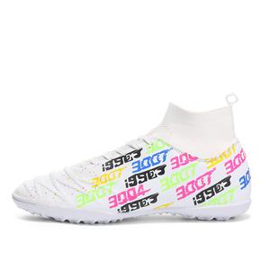 Футбольные бутсы детские с высоким верхом и противоскользящим покрытием для подростков TRANSFORMERS, белый