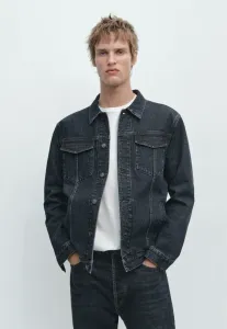 Джинсовая куртка с воротником Massimo Dutti, Dark Blue