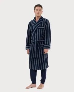 Длинный мужской флисовый халат El Búho Nocturno, серый