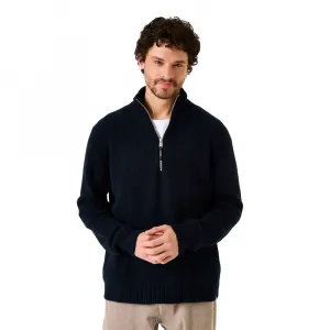 Свитер Garcia J51046 half zip, синий