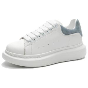 GIHO Женские низкие скейтерские кеды с синим кожаным задником, цвет Blue Leather Heel Tab