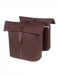 BASIL Двойная боковая сумка MIK "City" коричневого цвета
