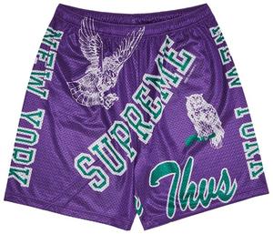 Шорты Supreme Varsity Mesh Short, фиолетовый