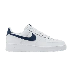 Кроссовки Nike Air Force 1, 07, White Collegiate Navy