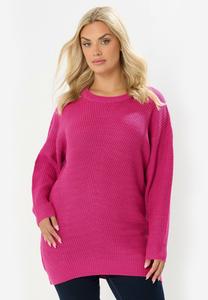 Джемпер Yours Clothing CURVE ESSENTIAL, Bright Pink/Pink