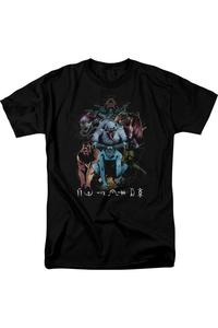 Футболка с коротким рукавом для взрослых Shazam Movie Sins, черный