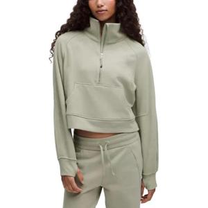 Свитшот серии Scuba для женщин Lululemon, зеленый