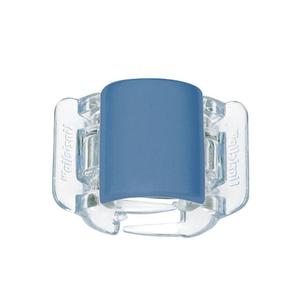 Linziclip, пряжка-миди, матовый синий