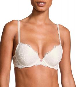 Victoria's Secret Женский бюстгальтер Dream Angels Push Up, бюстгальтеры для женщин (32A-38DDD), Coconut White Lace (New Look)