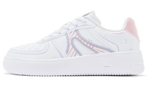 Кроссовки QIAODAN Skateboarding Shoes Women's Low-top Chalk White, белый