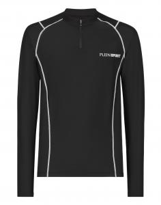 Plein Sport Футболка 'Scratch' Performance в черном цвете