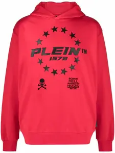 Худи с логотипом Philipp Plein, красный